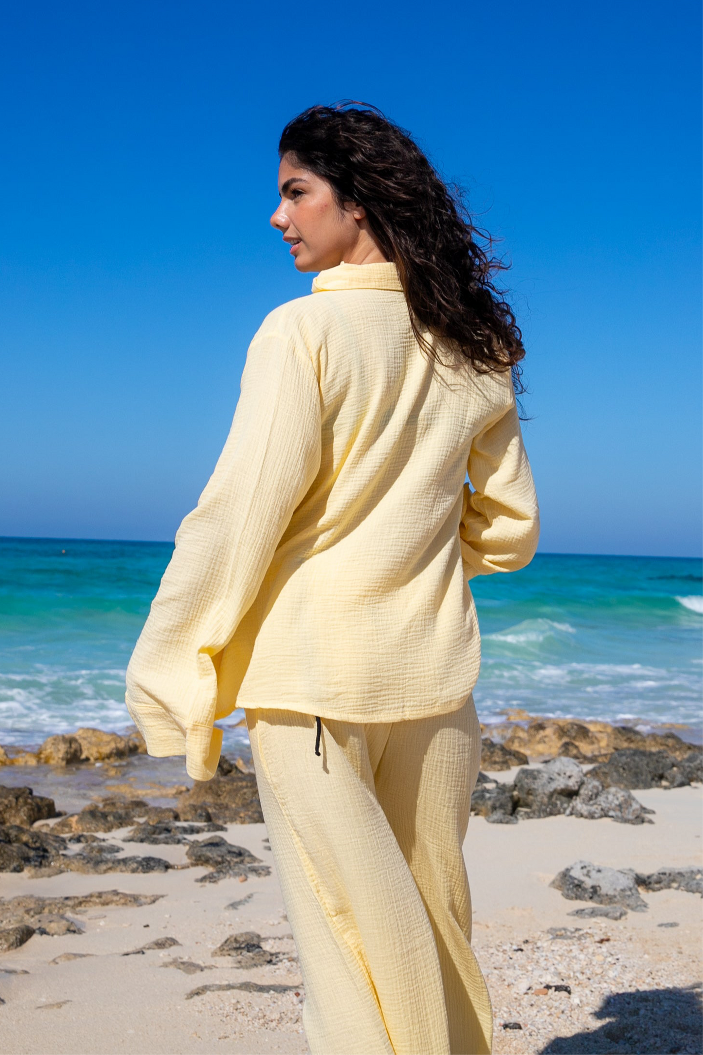 Linen Set - Yellow