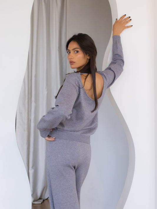 CLOUD BACKLESS SWEATER